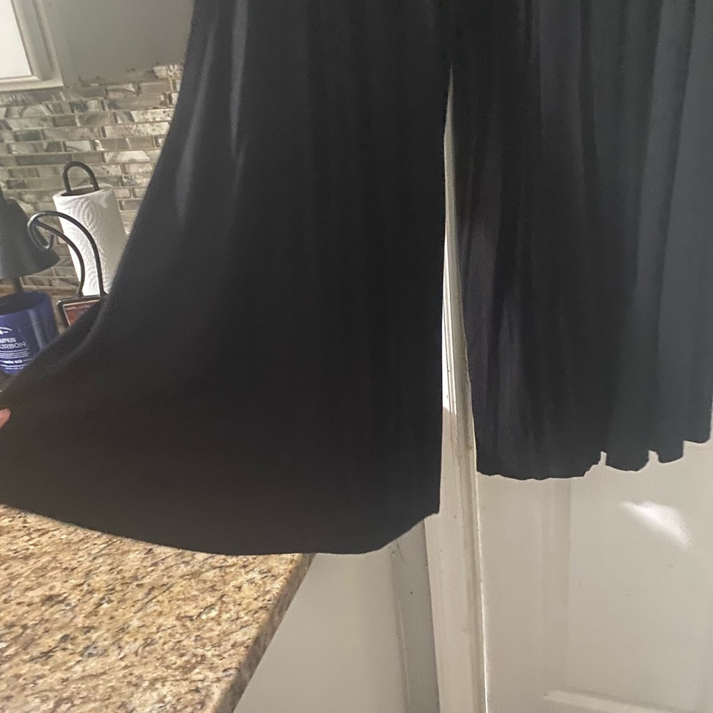 EARTHBOUND Black Wide Leg Women's Pants - Picture 2 of 4